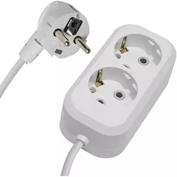 Удлинитель 2-х местный 3 метра с заземлением Stekker Home 39206