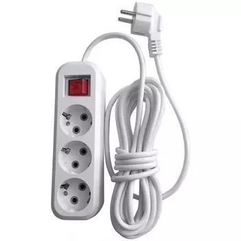 Удлинитель 3-х местный 3 метра с заземлением Stekker Home 39198