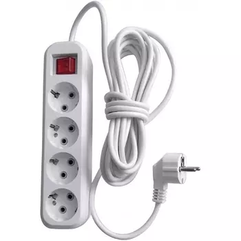 Удлинитель 4-х местный 2 метра с заземлением Stekker Home 39523