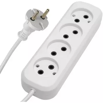 Удлинитель 4-х местный 3 метра без заземления Stekker Home 39217