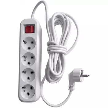 Удлинитель 4-х местный 7 метров с заземлением Stekker Home 39526