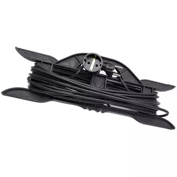 Удлинитель одноместный с заземлением 10 метров на рамке Stekker Home 39223