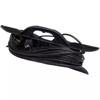 Удлинитель одноместный с заземлением 20 метров на рамке Stekker Home 39224