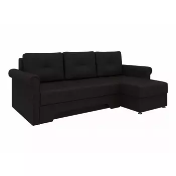 Угловой диван Леон правый (экокожа коричневая) Лига Диванов 27975