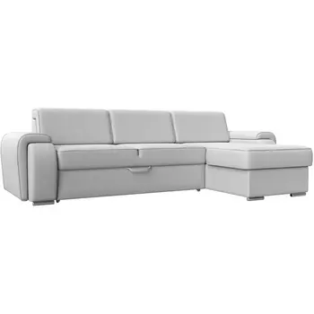 угловой диван Лига-025 правый угол (Экокожа/Белый) Лига Диванов 119254