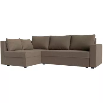 Угловой диван Мансберг левый (рогожка Корфу 03) Лига Диванов 112538L