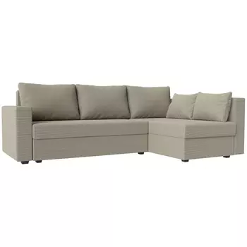 Угловой диван Мансберг правый (рогожка Корфу 02) Лига Диванов 112537