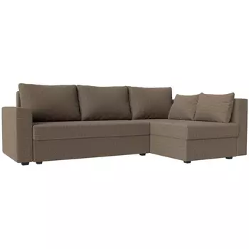 Угловой диван Мансберг правый (рогожка Корфу 03) Лига Диванов 112538