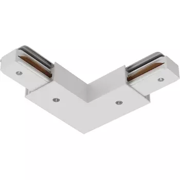 Угловой коннектор питания с вводом питания Unity (однофазный) белый Maytoni Accessories for tracks Unity TRA001CLB-11W