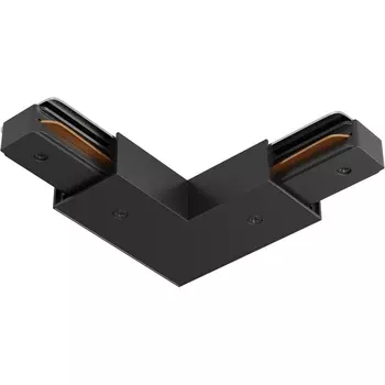 Угловой коннектор питания с вводом питания Unity (однофазный) черный Maytoni Accessories for tracks Unity TRA001CLB-11B