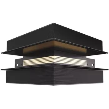 Угол-соединитель внешний для встраиваемого под штукатурку магнитного шинопровода Donolux Magic track Outter corner DLM01B Sp