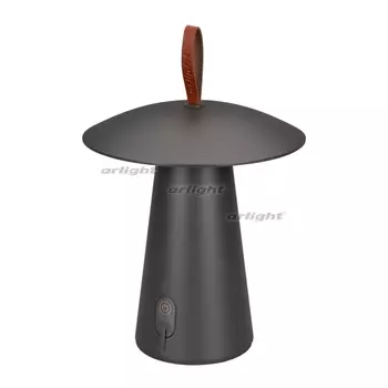 Уличный настольный светильник светодиодный с сенсорным выкл. SP-PATIO-TAB-2W Warm3000 (GR, deg) (IP54 Металл) Arlight SP-PATIO-TAB 031628