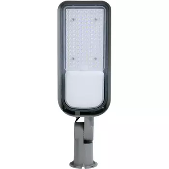 Уличный консольный светильник IP65 светодиодный Feron SP3060 48686 80W 6400K серый