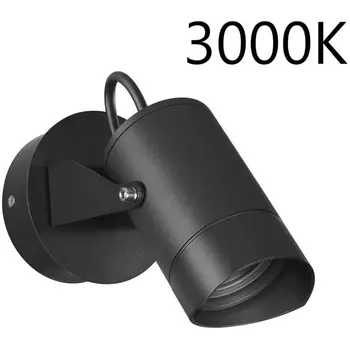 Уличный настенный светильник Odeon Light Stima 6647/10WL3 черный/металл IP54 LED 10W 3000K 220V