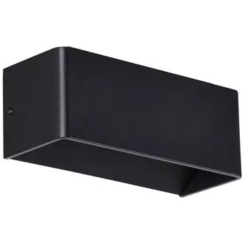 Уличный настенный светильник светодиодный Novotech Asa 359166 STREET черный IP65 LED 4000K 12W 220V