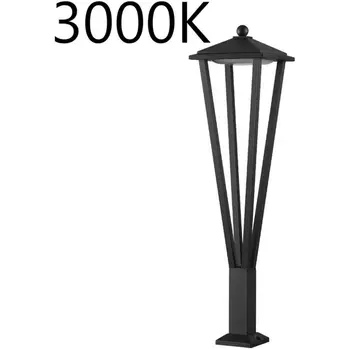 Уличный наземный светильник Odeon Light Bearitz 6655/12GL3 черный/металл/акрил IP65 LED 12W 3000K 220V