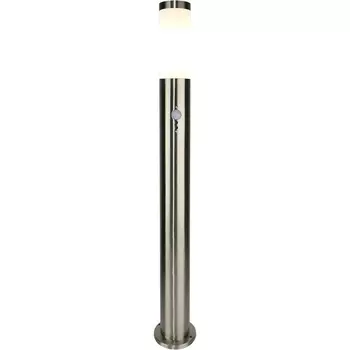 Уличный наземный светильник с датчиком движения Escada Galena 30011G/03 1x25Вт, E27, металл/пластик, хром