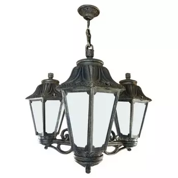Уличный подвесной светильник IP55 Fumagalli RUT E26.120.S30.BYF1R