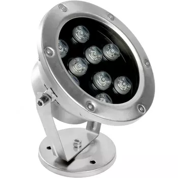 Уличный подводный прожектор светодиодный Feron LL-824 48468 9W, AC24V, низковольтный, RGB, IP68