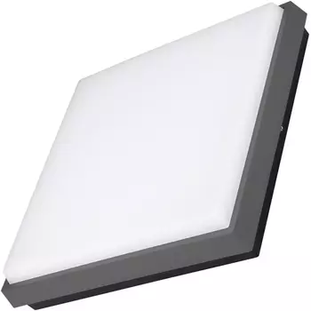 Уличный потолочный светильник светодиодный защищенный LGD-AREA-S240x240-25W Warm3000 (GR, 110 deg, 230V) (Arlight, IP54 Металл, 3 года) 029952