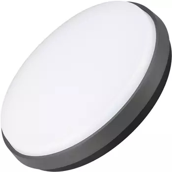 Уличный потолочный светильник светодиодный защищенный LGD-GIRO-R300-30W Warm3000 (GR, 110 deg, 230V) (Arlight, IP54 Металл, 3 года) 029950