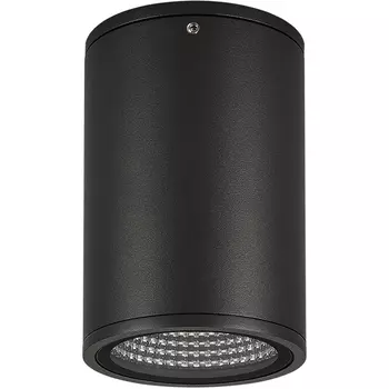 Уличный потолочный светильник светодиодный защищенный LGD-FORMA-SURFACE-R90-12W Warm3000 (BK, 44 deg, 230V) (Arlight, IP54 Металл, 3 года) 037262