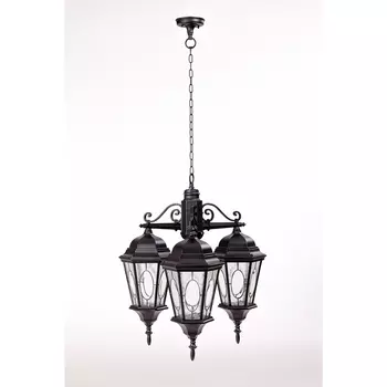 Уличный светильник подвесной IP44 Oasis Light ASTORIA 2M 91470M/3 cover Bl овал