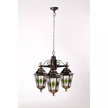 Уличный светильник подвесной PETERSBURG lead 79870lg/3 Gb Oasis Light GLASS