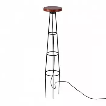 Уличный встраиваемый в грунт светильник IP65 со столиком Odeon Light Liana 7108/15GL окраш. под дерево/металл LED 12W 220V