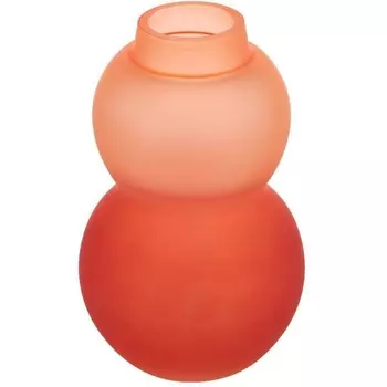 Ваза декоративная Eglo Bevato 421352 H225, D140, стекло, красный, розовый сатиновый