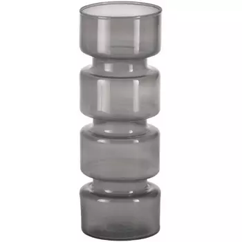 Ваза декоративная Eglo Delnite 421077 H260, D90, стекло, серый
