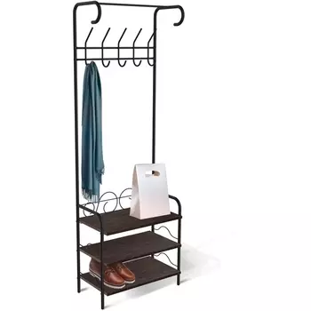 Вешалка черный муар/венге Sheffilton M-306 4030401902