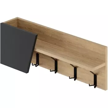 Вешалка для одежды ELEVA HANGER LEVE (ЛДСП/Дуб) арт.LEV01144