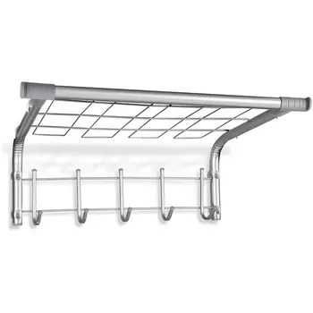 Вешалка хром лак/серый Sheffilton SHT-WH7 6077924401