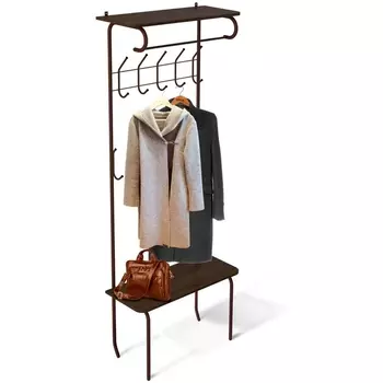 Вешалка коричневый муар/венге Sheffilton SHT-HW1 5470527302