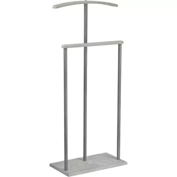 Вешалка костюмная Дэви 1 металлик/дуб дымчатый от фабрики Mebelik