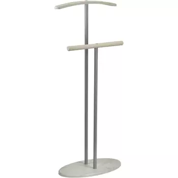 Вешалка костюмная Дэви 2 металлик/дуб дымчатый от фабрики Mebelik