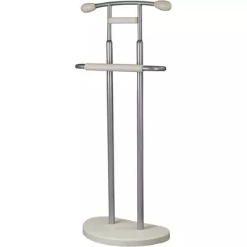 Вешалка костюмная ГАЛАНТ 333 металлик/слоновая кость Mebelik арт.008995