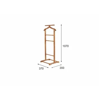 Вешалка костюмная В 6Н средне-коричневый от фабрики Mebelik