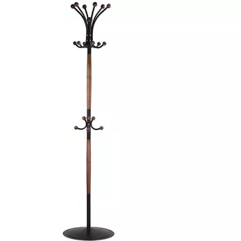 Вешалка напольная Д 1 ЛАЙТ черный/средне-коричневый от фабрики Mebelik