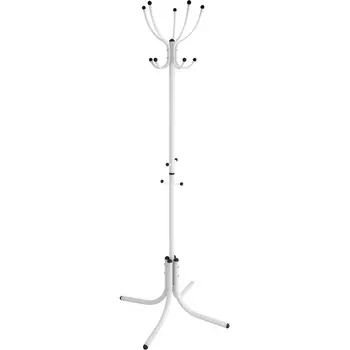 Вешалка напольная М 10 белый Mebelik арт.009208