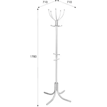 Вешалка напольная М 10 металлик от фабрики Mebelik