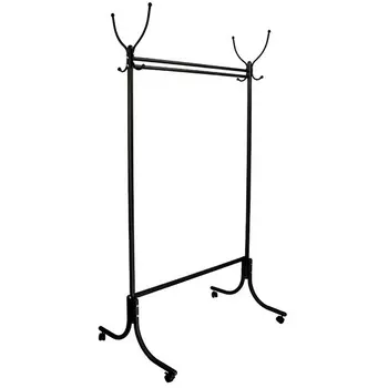 Вешалка напольная на колесах М 13 чёрный от фабрики Mebelik