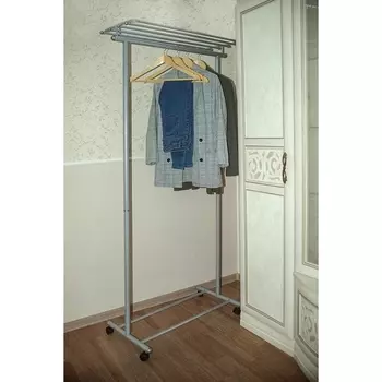Вешалка напольная на колесах М 9 металлик от фабрики Mebelik