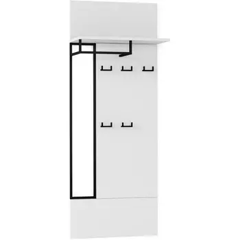 Вешалка настенная City белый R-Home арт.401056103h