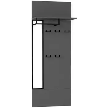 Вешалка настенная City графит R-Home арт.401056104h