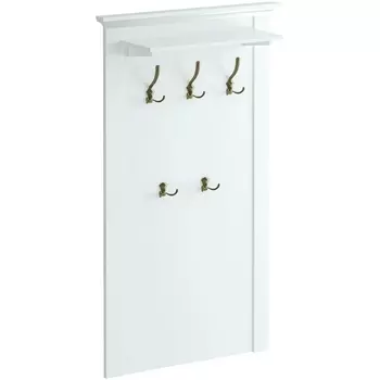 Вешалка ОГОГО для одежды Reina (ЛДСП/Белый) ОГОГО Обстановочка!