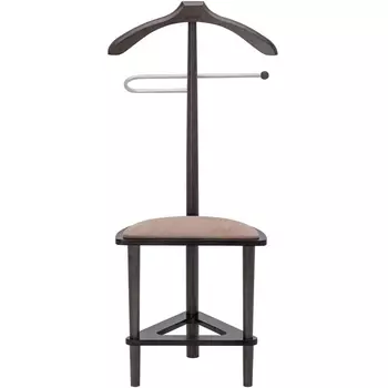 Вешалка со стулом Leset Атланта Leset (Микровелюр/Коричневый) арт.2000000092393