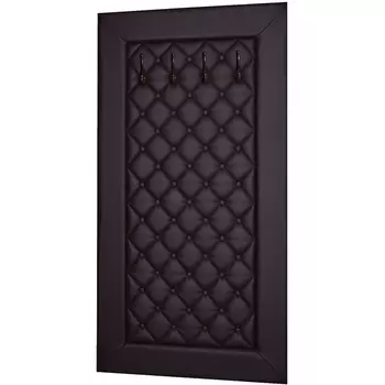 Вешалка в прихожую Оливия Н2 экокожа коричневый от фабрики Mebelik