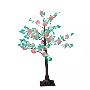 Ветка декоративная со светодиодами дерево Персик ULD-T6095-240/SBA IP20 Uniel WHITE PEACH